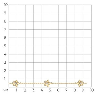 Браслет Diamant 93-150-01636-2 длина 17 см, вес 2.42 г серебро, плетение якорное купить,NaN