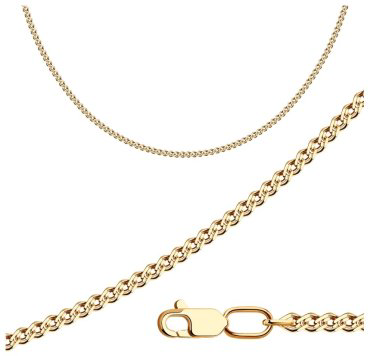 Цепь SOKOLOV 988060302 длина 40 см, вес 2.2 г серебро, плетение нонна купить,11660