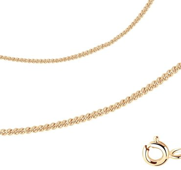 Цепь AQUAMARINE 7532640.6 длина 40 см, вес 3 г серебро, плетение нонна купить,22855