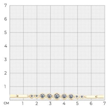 Браслет SOKOLOV 93050145 длина 17 см, вес 4.76 г серебро, плетение фантазийное