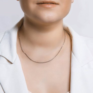 Цепь SOKOLOV 968030604 длина 50 см, вес 4.53 г серебро, плетение якорное купить,21101