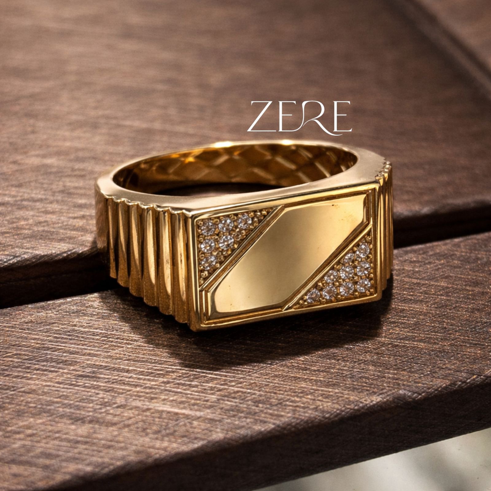 Перстень Zere геометрический 20р 4.5гр купить,373800