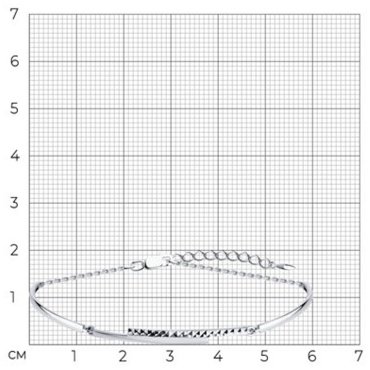 Браслет Diamant 94-150-00891-1 длина 18 см, вес 3 г серебро, плетение якорное - ForteMarket Браслет Diamant 94-150-00891-1 длина 18 см, вес 3 г серебро, плетение якорное купить,0