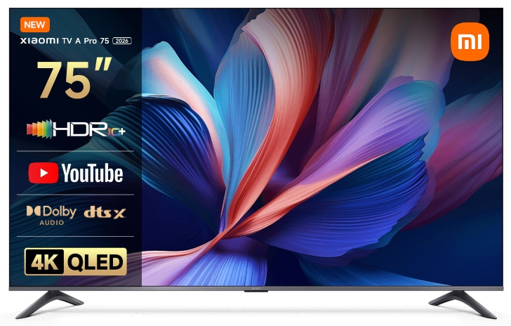 Телевизор Xiaomi A Pro L75MB-APRU QLED 4K UHD 75" Black