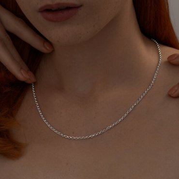 Цепь SOKOLOV 303-94080009 длина 50 см, вес 5.73 г серебро, плетение якорное купить,26552