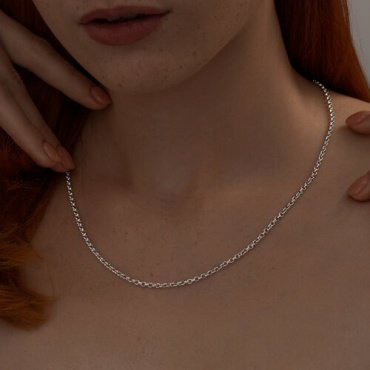Цепь SOKOLOV 303-94080009 длина 50 см, вес 5.73 г серебро, плетение якорное купить,26552