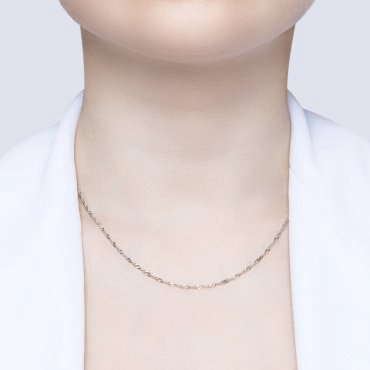 Цепь SOKOLOV 968090302 длина 50 см, вес 2.21 г серебро, плетение сингапур купить,9769