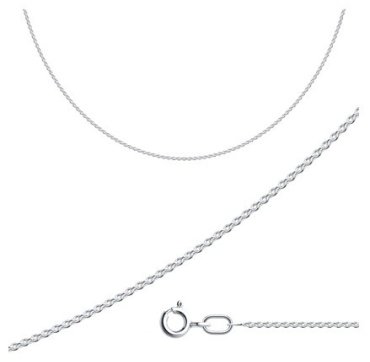 Цепь SOKOLOV 968500302 длина 40 см, вес 1.44 г серебро, плетение якорное купить,6818