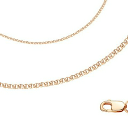 Цепь AQUAMARINE 7532430 длина 45 см, вес 1.73 г серебро, плетение лав