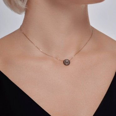 Колье Diamant 93-170-01828-1_45 длина 45 см вес 2.84 г серебро, фианит купить,15667
