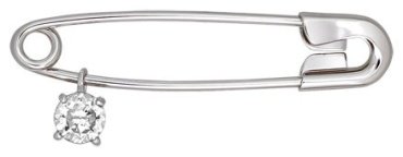 Булавка SOKOLOV 94040016 вес 1.34 г серебро, фианит