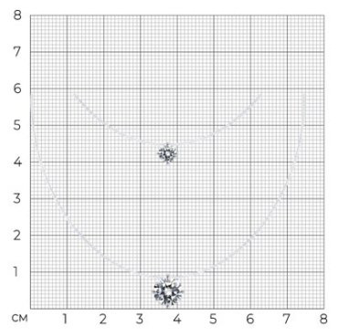 Колье SOKOLOV 94070756_42 длина 42 см вес 2.15 г серебро, фианит купить,15701