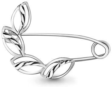 Булавка AQUAMARINE 71503 вес 0.98 г серебро, без вставок купить,11774