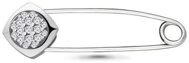 Булавка AQUAMARINE 70486А вес 1.14 г серебро, фианит купить,8311