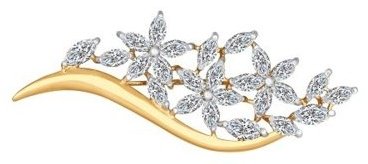 Брошь SOKOLOV 93040019 вес 4.55 г серебро, фианит купить,NaN