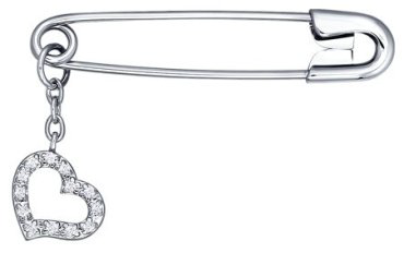 Булавка SOKOLOV 94040017-sk8 вес 1.51 г серебро, фианит купить,8385