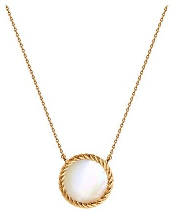 Колье Diamant 93-370-01563-1_45 длина 45 см вес 3.58 г серебро, перламутр купить,15127