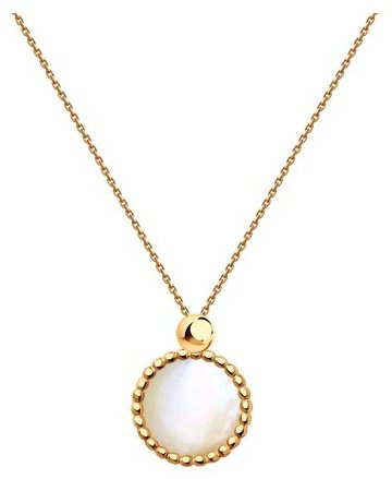 Колье Diamant 93-370-01602-1_45 длина 45 см вес 3.85 г серебро, перламутр купить,16138