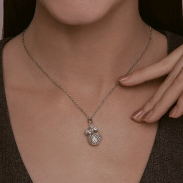 Колье SOKOLOV 94071048_s длина 40 см вес 6 г серебро, без вставок купить,21323