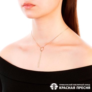 Колье Красная пресня 43012649 длина 45 см вес 2.5 г серебро, без вставок купить,30659
