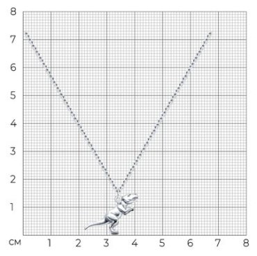 Колье SOKOLOV 94071032_s длина 45 см вес 4.18 г серебро, без вставок купить,13247
