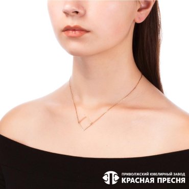 Колье Красная пресня 43012571 длина 50 см вес 2.3 г серебро, без вставок купить,23061