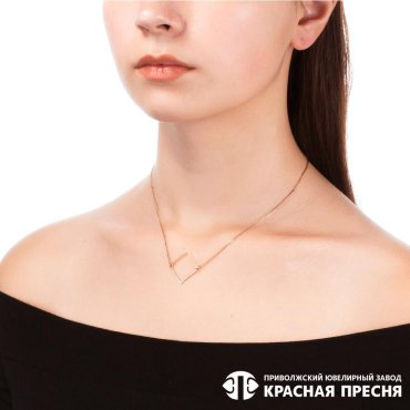 Колье Красная пресня 43012571 длина 50 см вес 2.3 г серебро, без вставок купить,23061