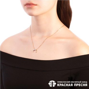 Колье Красная пресня 43012683 длина 45 см вес 2.5 г серебро, без вставок купить,16199