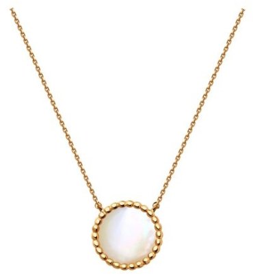 Колье Diamant 93-370-01603-1_45 длина 45 см вес 3.73 г серебро, перламутр купить,14268