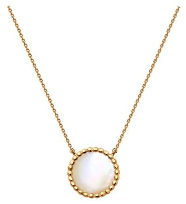 Колье Diamant 93-370-01603-1_45 длина 45 см вес 3.73 г серебро, перламутр купить,14268