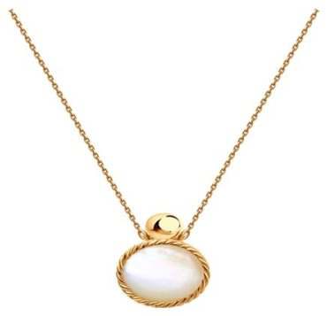 Колье Diamant 93-370-01561-1_45 длина 45 см вес 3.68 г серебро, перламутр купить,15420