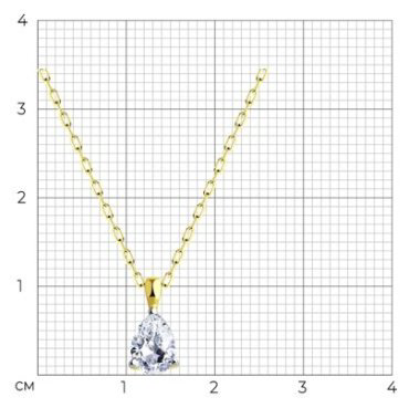 Колье SOKOLOV 070336-2 длина 45 см вес 2.01 г золото, фианит - ForteMarket Колье SOKOLOV 070336-2 длина 45 см вес 2.01 г золото, фианит купить,147199.99999999997