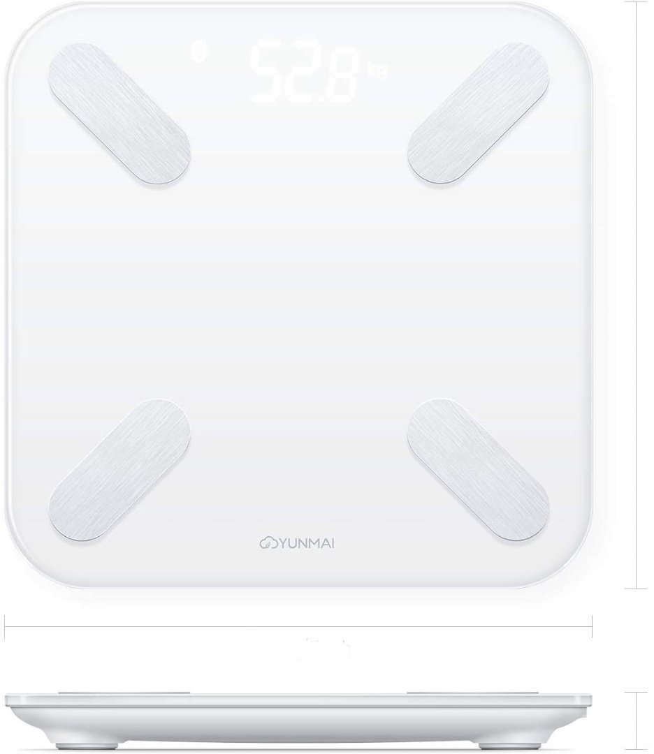 Весы напольные Xiaomi Yunmai X M1825 белые - ForteMarket Весы напольные Xiaomi Yunmai X M1825 белые купить,0