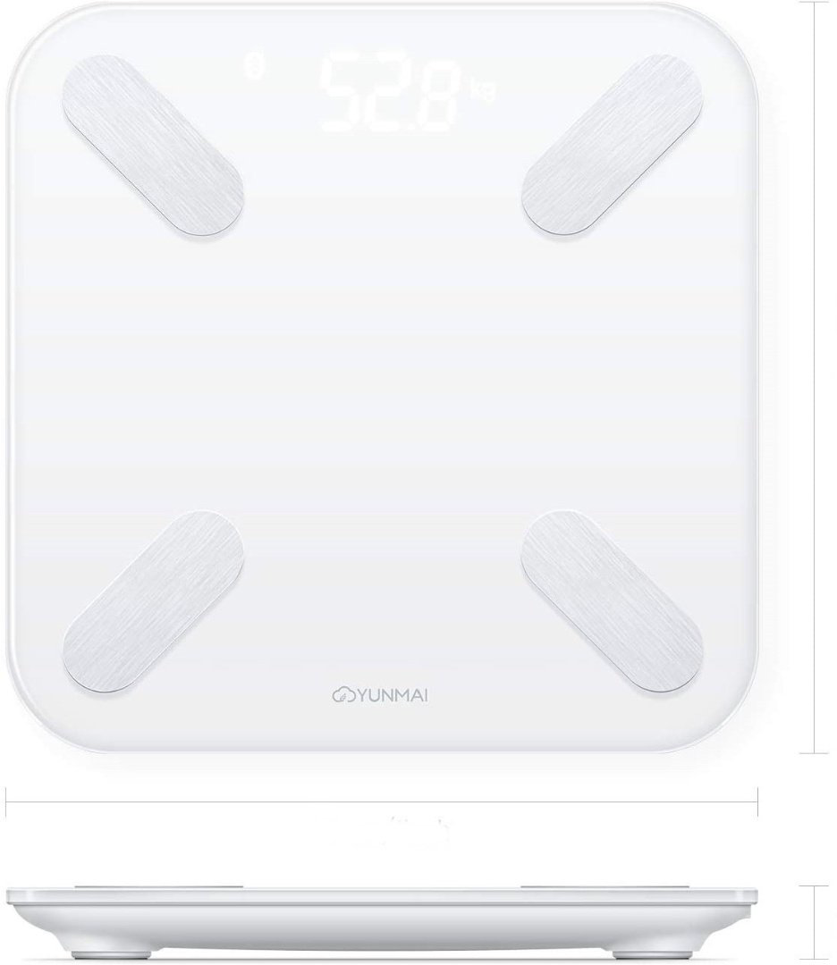 Весы напольные Xiaomi Yunmai X M1825 белые купить,4990