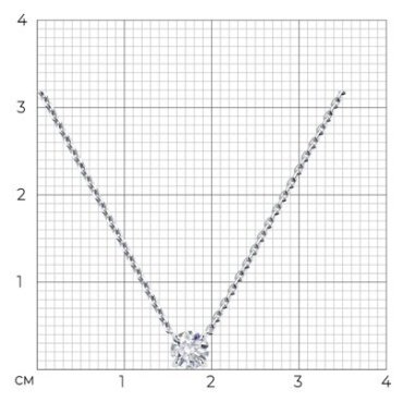 Колье Diamant 52-270-02319-1 длина 45 см вес 1.91 г золото, бриллиант, рубин купить,636192