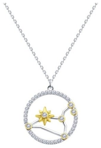Колье Diamant 94-170-01786-1 длина 45 см вес 4.82 г серебро, фианит купить,20294