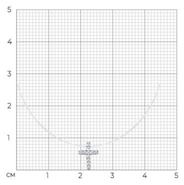 Колье SOKOLOV 94-270-02051-1_s длина 45 см вес 0.7 г серебро, бриллиант купить,35473