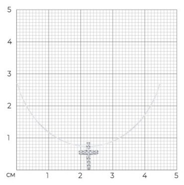 Колье SOKOLOV 94-270-02051-1_s длина 45 см вес 0.7 г серебро, бриллиант купить,35473
