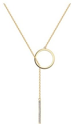 Колье Diamant 93-170-02030-2 длина 45 см вес 3.8 г серебро, фианит купить,NaN