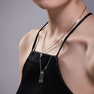 Колье SOKOLOV 94070595 длина 40 см вес 6.89 г серебро, фианит купить,38878