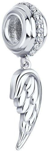 Подвеска SOKOLOV 94031659 вес 2.25 г серебро, фианит купить,8662