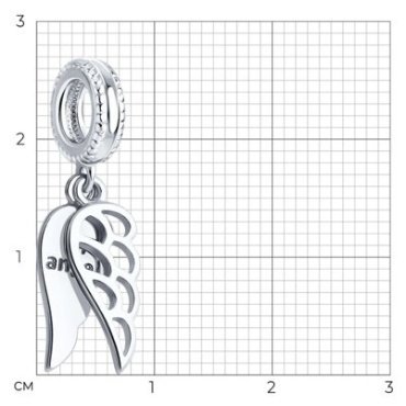 Подвеска SOKOLOV 94033085 вес 1.98 г серебро, без вставок - ForteMarket Подвеска SOKOLOV 94033085 вес 1.98 г серебро, без вставок купить,0