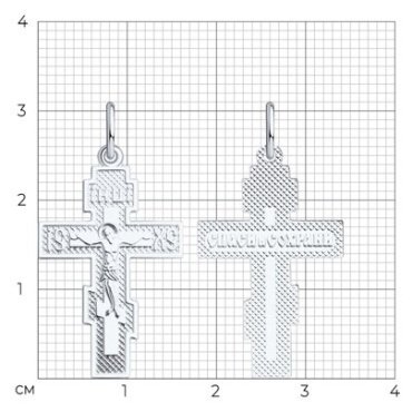 Крестик SOKOLOV 94120031 вес 1.32 г серебро, без вставок купить,0