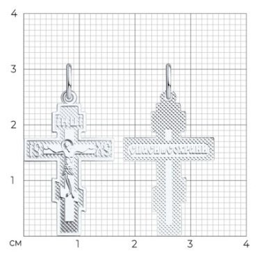 Крестик SOKOLOV 94120031 вес 1.32 г серебро, без вставок купить,10157
