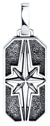 Подвеска Diamant 95-130-02700-1 вес 3.84 г серебро, без вставок купить,18468