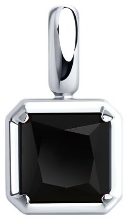Подвеска Diamant 94-330-01915-1 вес 1.13 г серебро, оникс купить,17442
