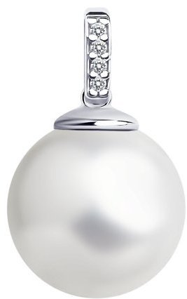 Подвеска Diamant 94-130-01196-1 вес 2.51 г серебро, жемчуг купить,16416