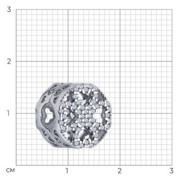 Подвеска SOKOLOV 94033000 вес 2.69 г серебро, фианит купить,8726