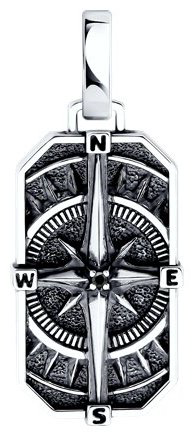 Подвеска Diamant 95-130-02643-1 вес 4.9 г серебро, фианит купить,25650