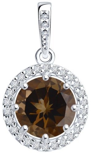 Подвеска Diamant 94-330-02052-4 вес 1.27 г серебро, фианит купить,10530
